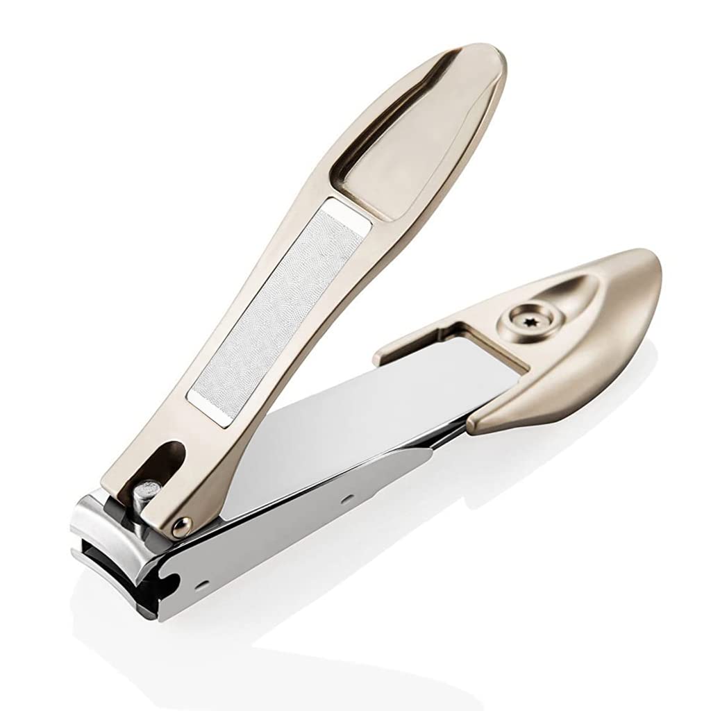 MAYCREATE Nail Cutter For Men Stainless Steel Professional Fingernail with Catcher and Toenail Nail Clipper Toe Nail Cutter Trimmer for Thick Nails Ingrown Cuticle MAYCREATE Nail Cutter For Men Stainless Steel Professional Fingernail with Catcher and Toenail Nail Clipper Toe Nail Cutter Trimmer for Thick Nails Ingrown Cuticle